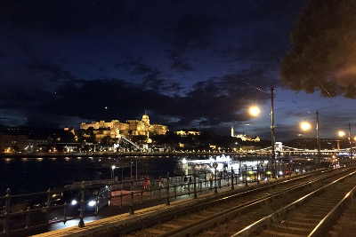 Budapest - Buda Castle and Chain Bridge at night