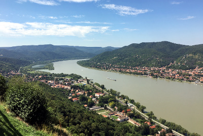 Danube Bend in Visegrád, Northern Hungary