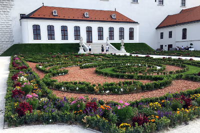 Bratislava - the castle's innner garden