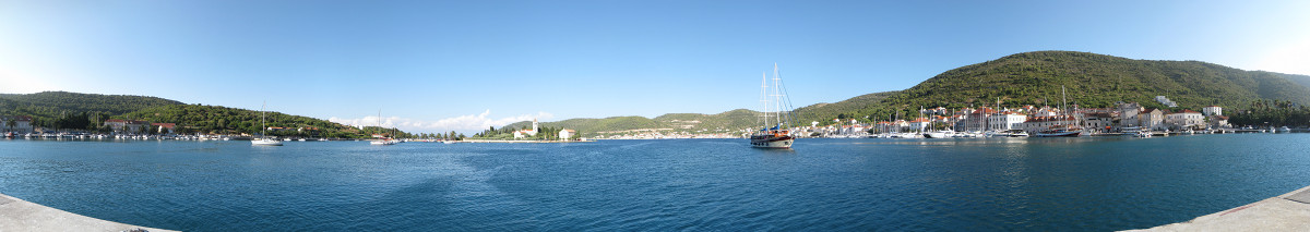 Croatia July-August 2012 - panorama of Vis