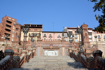 Teruel - Neo-Mudejar staircase