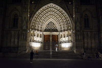 Barcelona - portal of the cathedral